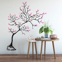 Wallsticker 2-Farvet Ungt Træ