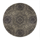 Plakat Mandala Boho Antique Gold - Bloomery Decor - Okrągły