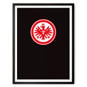 Poster Eintracht Frankfurt - Wappen auf Schwarz