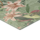 Komfurlåge jungle med papegøjer grøn - Bloomery Decor