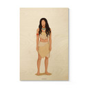 Plakat drewniany Tohmé - Pocahontas
