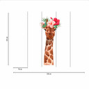 Fototapet för barnrum GiraffePortrai vitbrun - non-woven Fototapet Designwalls 2 - 2,55 x 3,5 m
