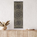 Obraz tkaniny Mandala Boho antyczne złoto - Bloomery Decor - Panorama