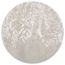 Fotobehang - Elegante wilgentakken in beige - Ms Tiff - Rond - Zelfklevend/niet-geweven