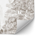Zelfklevende Keukenachterwand bos met boslandschap in beige - Ms Tiff