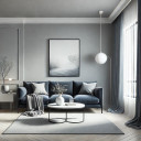 Pintura interior gris satinado mate I Helado de Sésamo | crear un ambiente elegante y moderno | LA C