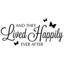 Wallsticker And they lived happily ever after