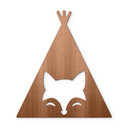 Dekoracja drewniana mahoń - Tipi - Lis