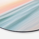 Wanddecoratie Abstracte Zeegolven Pastel - Botha - Alu-Dibond Rond