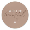 Dibond vægdekoration You are beautiful – print på aluminium (Alu-Dibond)