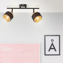 Spotrohr Ilsa, gold, 16,9 x 50,3 cm, Metall Lampe