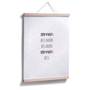 Poster Zungenbrecher - Bissmarck biss Mark
