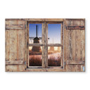 Stænkplade 3d Trævindue - Pablo - Kinderdijk 4