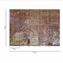 Fototapeta w kolorze czerwonego beżu - włóknina Designwalls 2 - 2,55 x 3,5 m