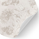 Naklejka na ścianę Wildflowers in chalk look Greige - Bloomery Decor - Round