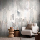 Fototapet i beige-grått - designtapet i akvarell-look - Icke-vävd tapet