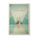 Plakat drewniany Rivers - Kanada