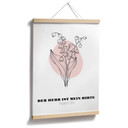 Personalisierbares Poster Monatsblume Mai