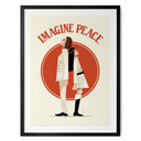 Plakat Imagine Peace - Dwa dla pokoju i nadziei - Retrodrome