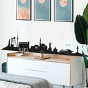 Wandtattoo Kiel Skyline