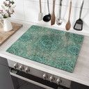 Kogeplade Mandala Boho guld-grøn - Bloomery Decor