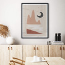 Plakat Orara Studio - Krajobraz nocą