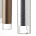 Pendelleuchte Eddy, braun, 180 x 40 cm, Metall