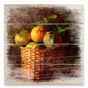 Obraz drewniany Laercio - Farmers Lemons - 40x41,5 cm