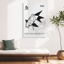 Canvas schilderij Geometrische Vis Origami - Krygowski