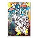 Tableau sur verre Zamart - Hommage à Picasso - La femme
