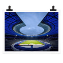 Poster Hertha BSC Blaues Olympiastadion