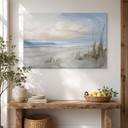 Lienzo Playa Tranquila en Colores Pastel - Cheney
