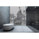 Papel pintado fotomural Livingwalls Paredes de Patel 3 Jaipur 3 gris, negro