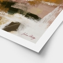 Poster Warme Penseelstreken Abstract - Cheney