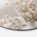 Tableau sur alu-Dibond Annie - Fleurs de glace - Rond