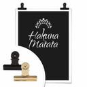 Plakat - Hakuna Matata z kwiatkiem