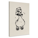 Leinwandbild Coole Spa-Ente mit Sonnenbrille - Royle