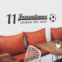 Wandtattoo 11 Freundinnen