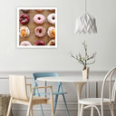 Canvasbillede, Lækre donuts