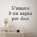 Sticker mural L'amore è un sogno per due