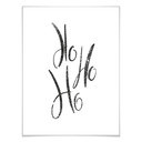 Poster Ho Ho Ho Handlettering