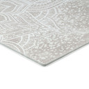 Salpicadero de cocina Mandala suave sobre gris-beige - Bloomery Decor - Panorama
