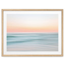 Plakat Abstrakcyjne Fale Morskie Pastel - Botha