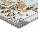 Glasbillede - Mucha - årstiderne: vinter 1900