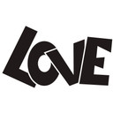 Sticker mural - LOVE 2