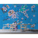 Livingwalls Fototapet Walls by Patel 2 flower plaid 3