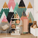 Fototapet - Frederiksson - Colorful Mountains¨