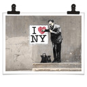 Plakat Banksy - Kocham Nowy Jork