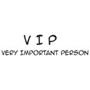 Sticker mural - VIP