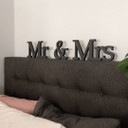 MDF bogstaver - Mr&Mrs Serife
